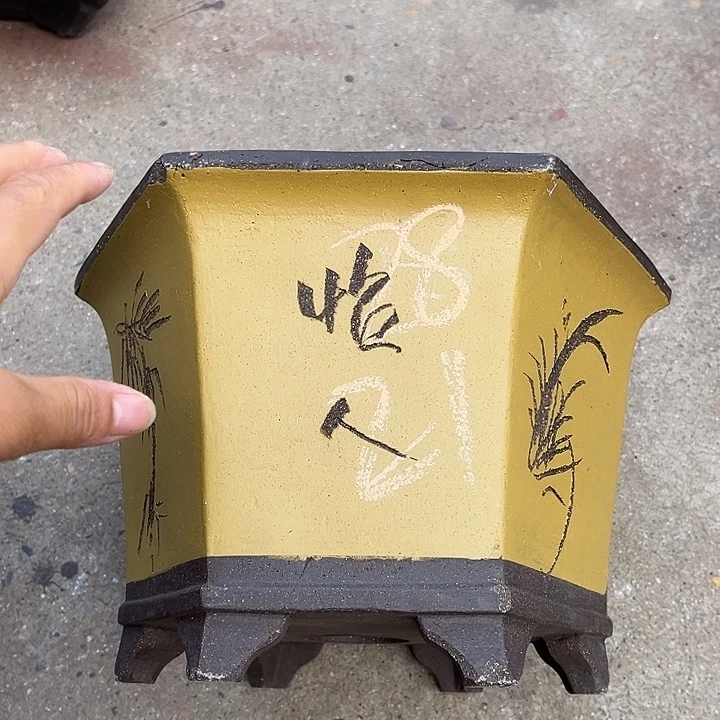 紫砂花盆透气花盆