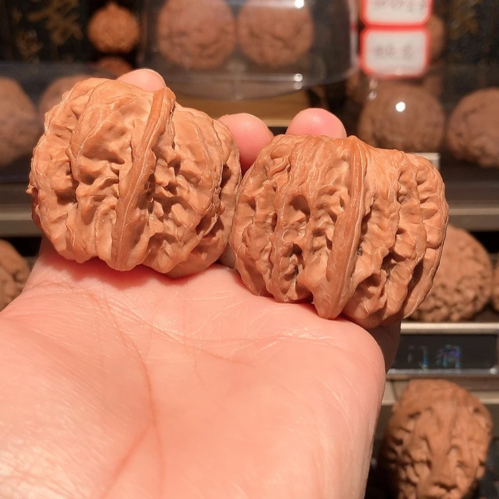 文玩核桃把件方块