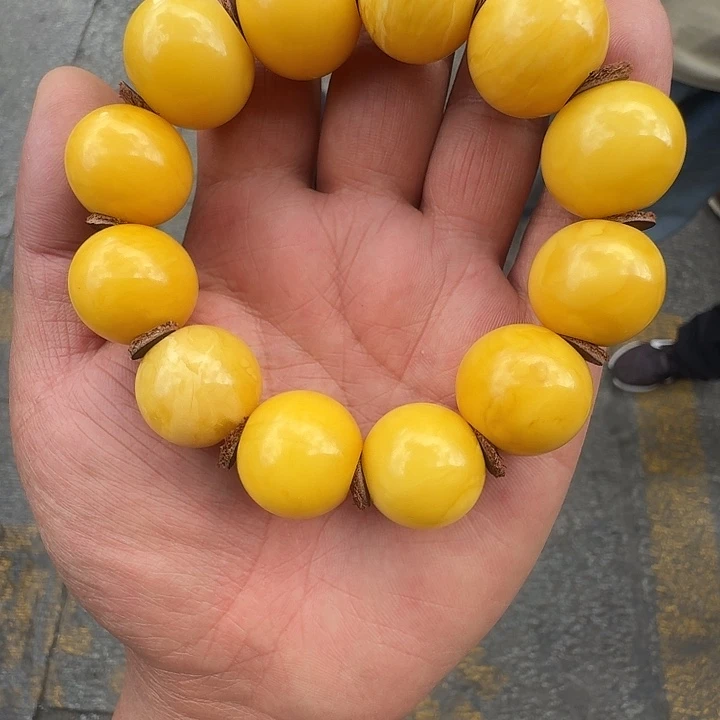 未镶嵌蜜蜡手链辉**旭手串
