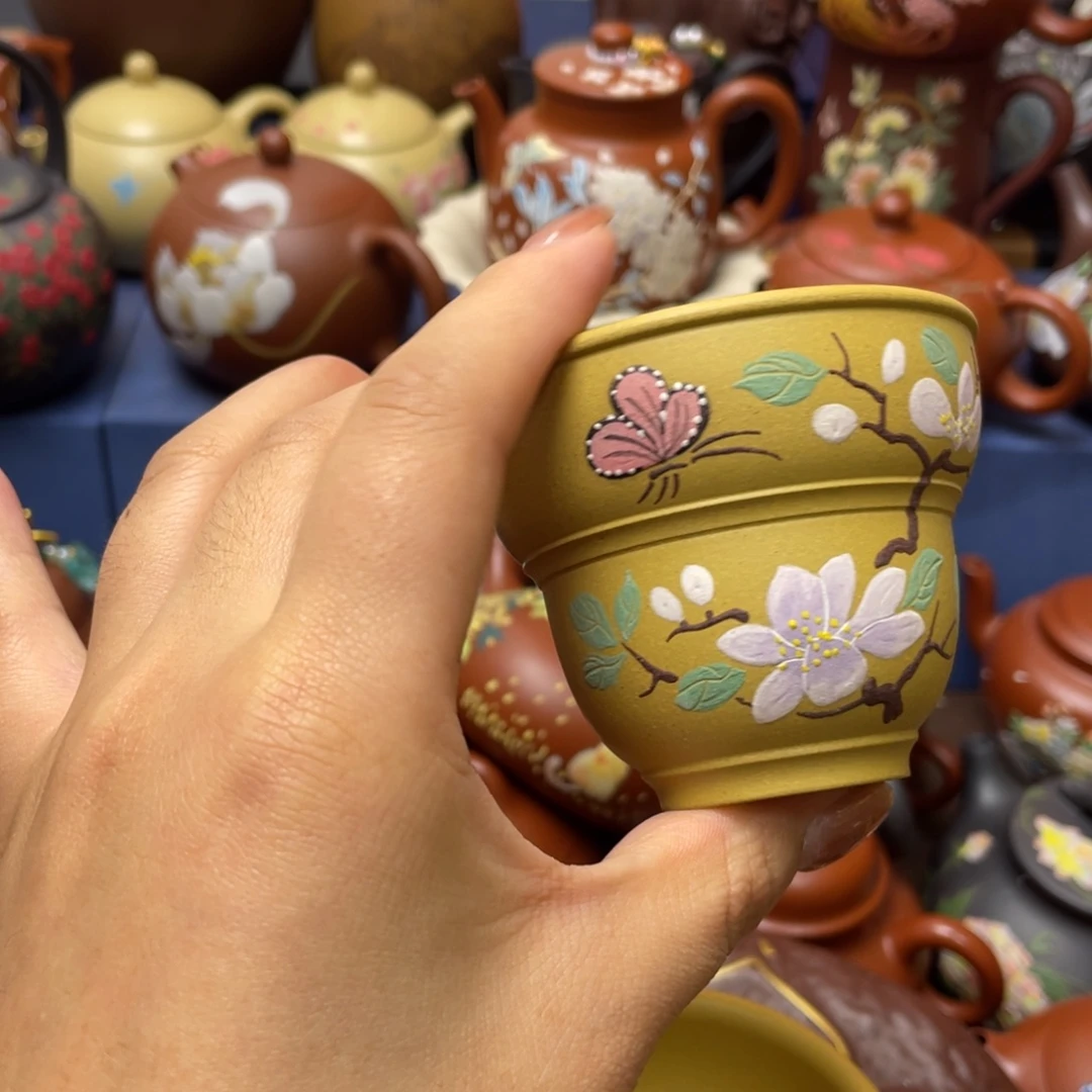 紫砂茶杯紫砂主人杯100cc