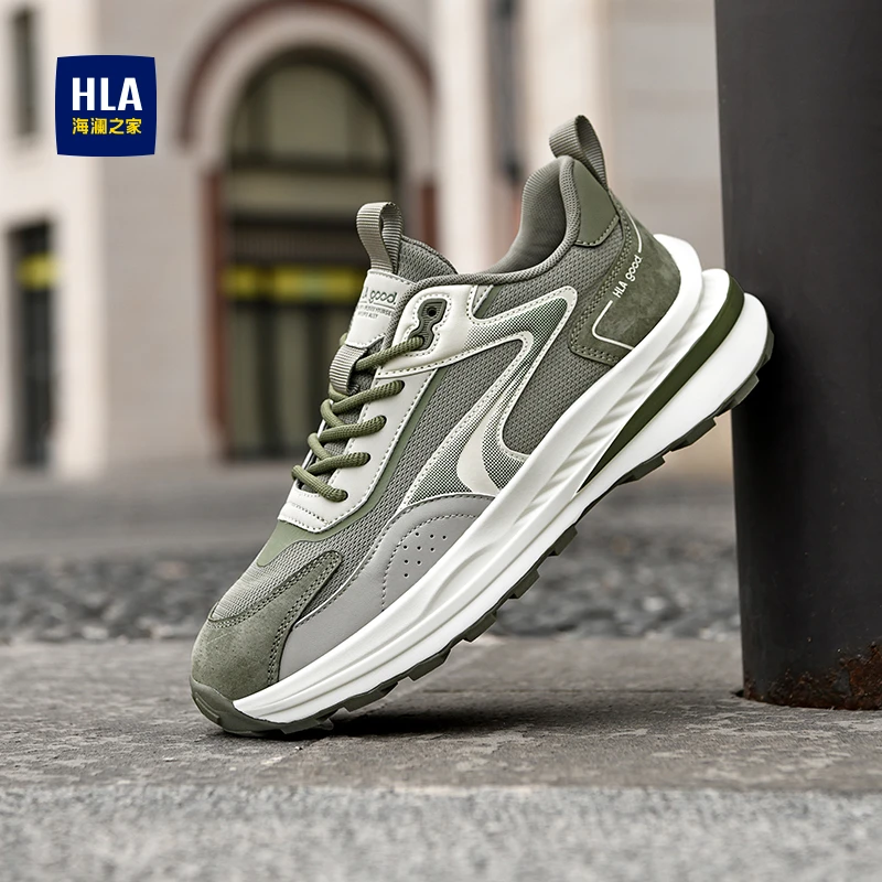 海澜之家鞋子男款爆款2025秋季新款跑步鞋时尚百搭运动鞋休闲男鞋