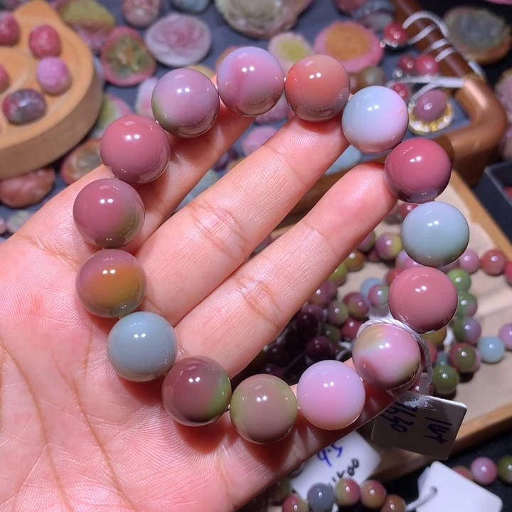 玛瑙/玉髓未镶嵌手链盐源玛瑙