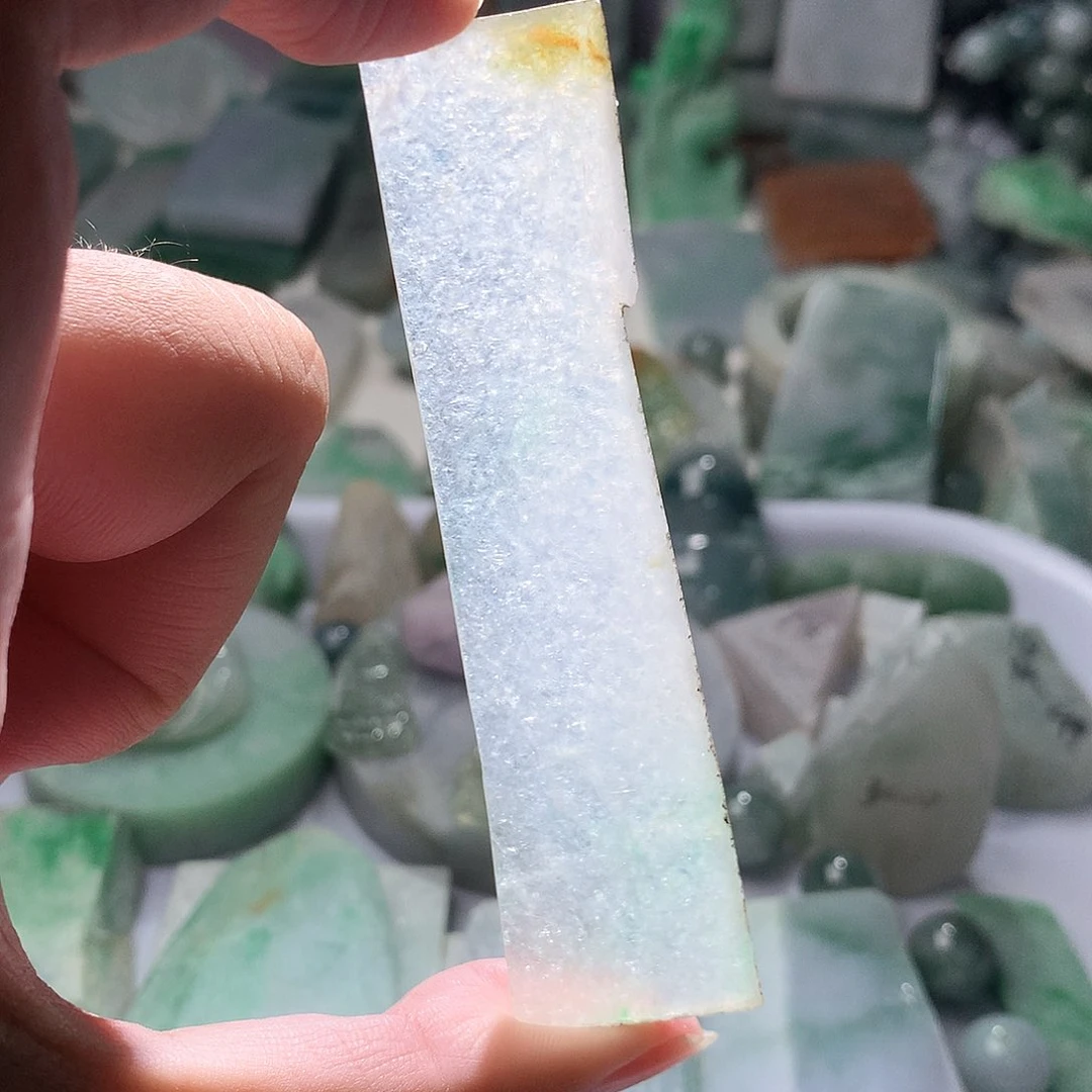 翡翠散珠翡翠原石片料