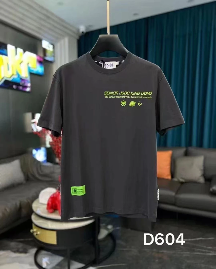 意大利JCDC潮品轻奢高端气质百搭休闲男士夏季微阔短袖D92