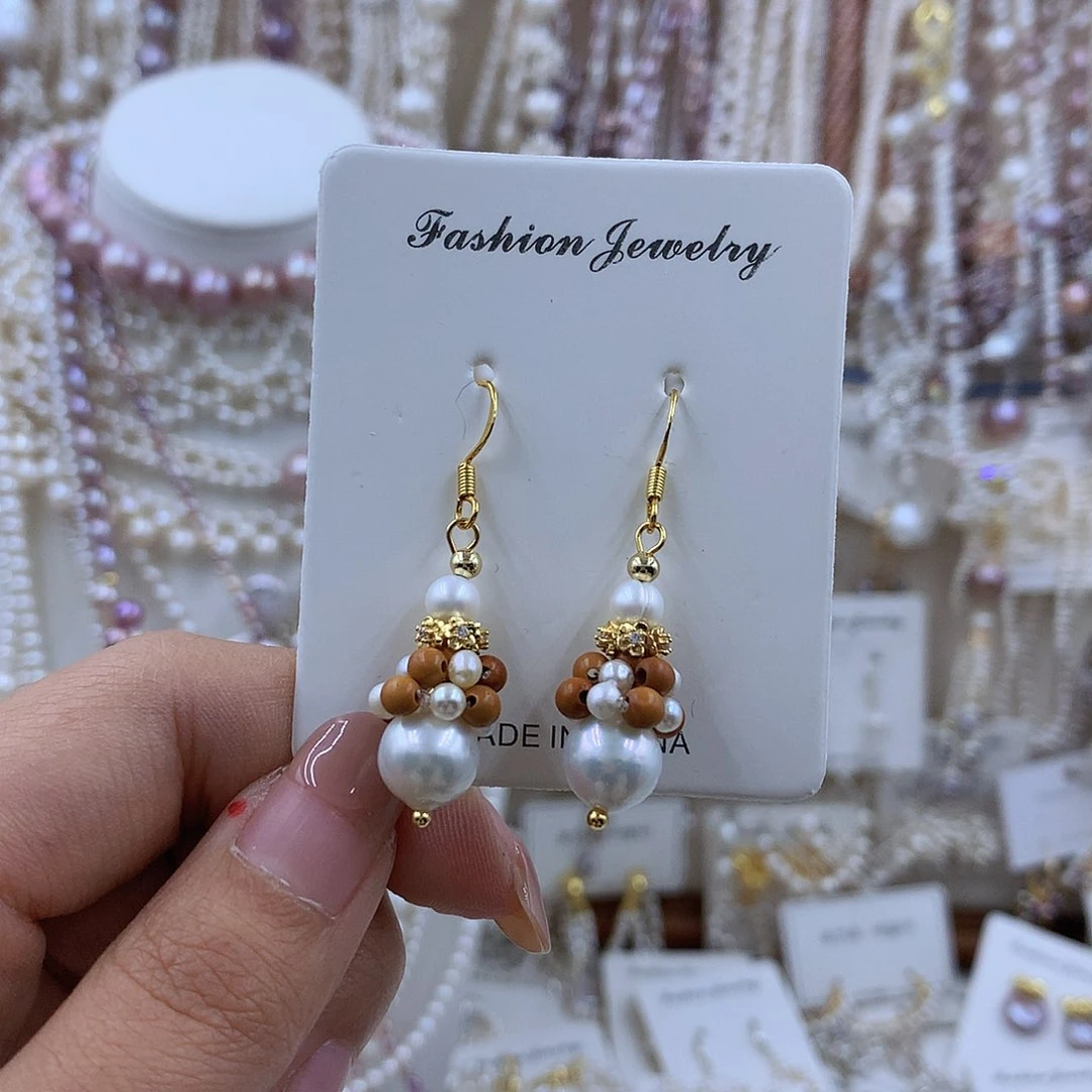 项链银S925镶嵌淡水珍珠