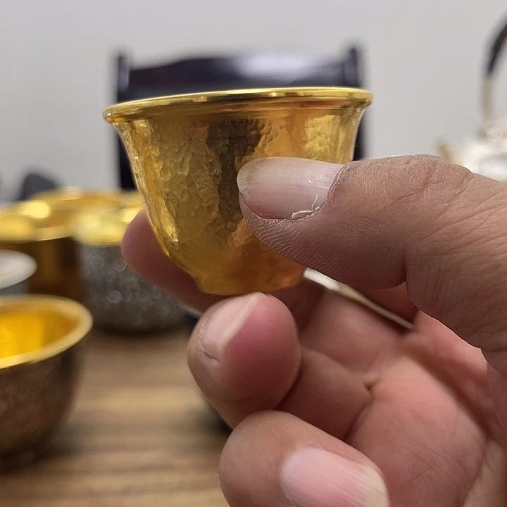 李小鹤工坊铁包金40毫升2克金主人杯