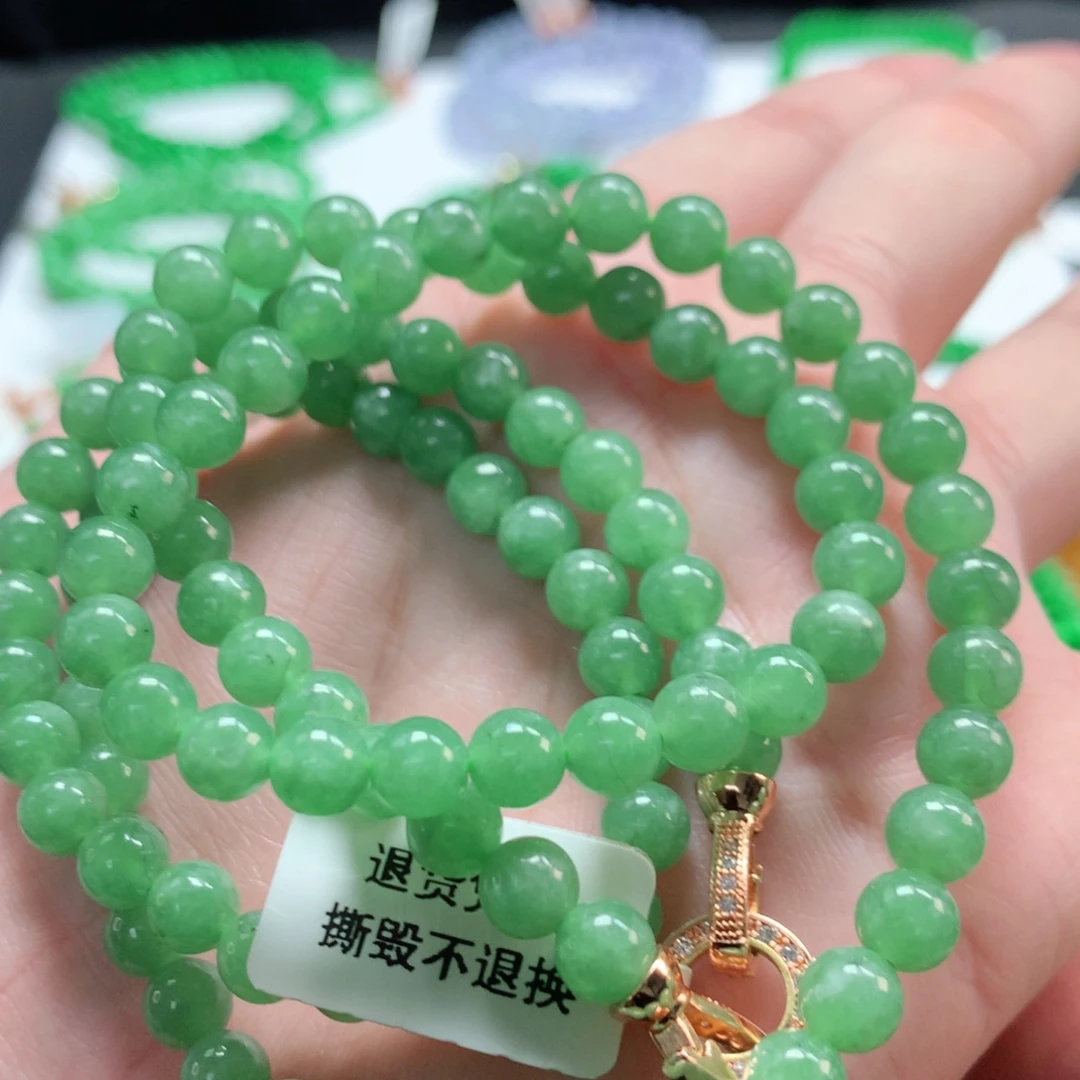 翡翠未镶嵌手链翡翠