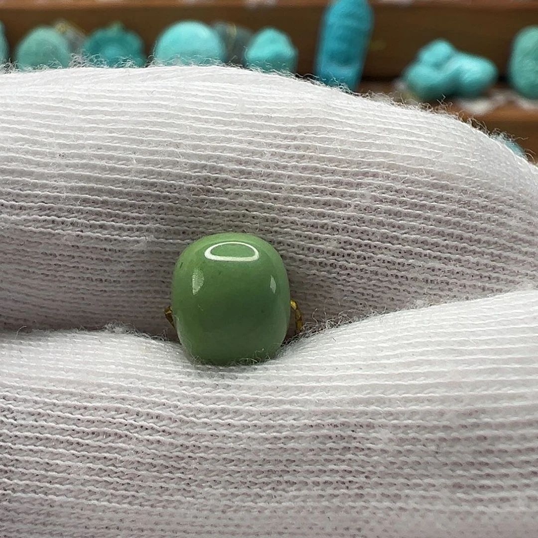 绿松石老型珠 未镶嵌