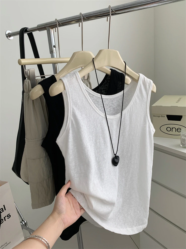 【超百搭背心】夏季薄款时尚摆百搭显瘦背心