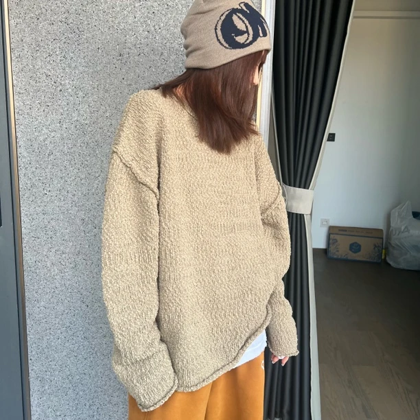 韩版时尚百搭休闲潮流毛衣