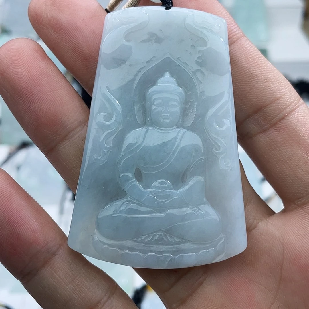 颈饰未镶嵌翡翠树*翡翠