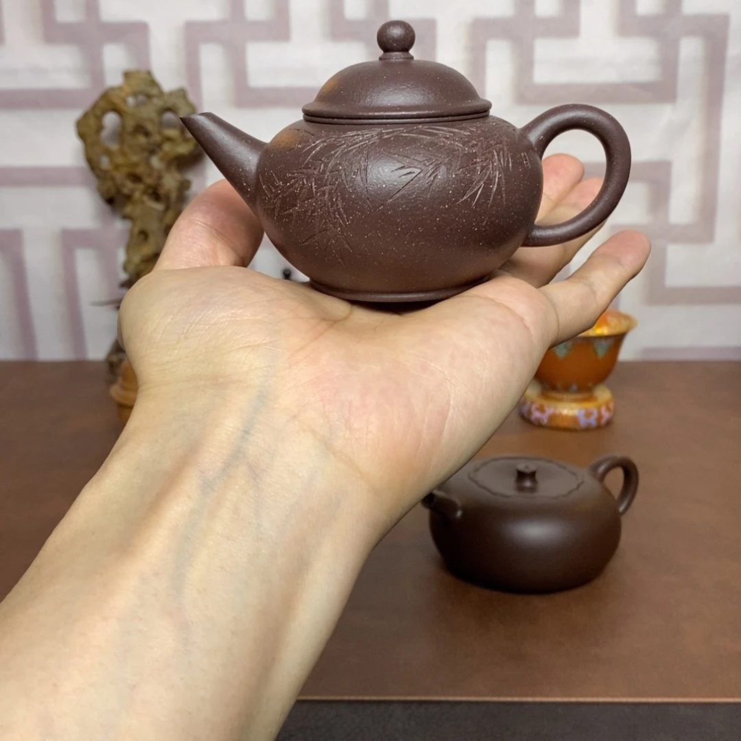 紫砂茶壶紫砂茶具天青水平