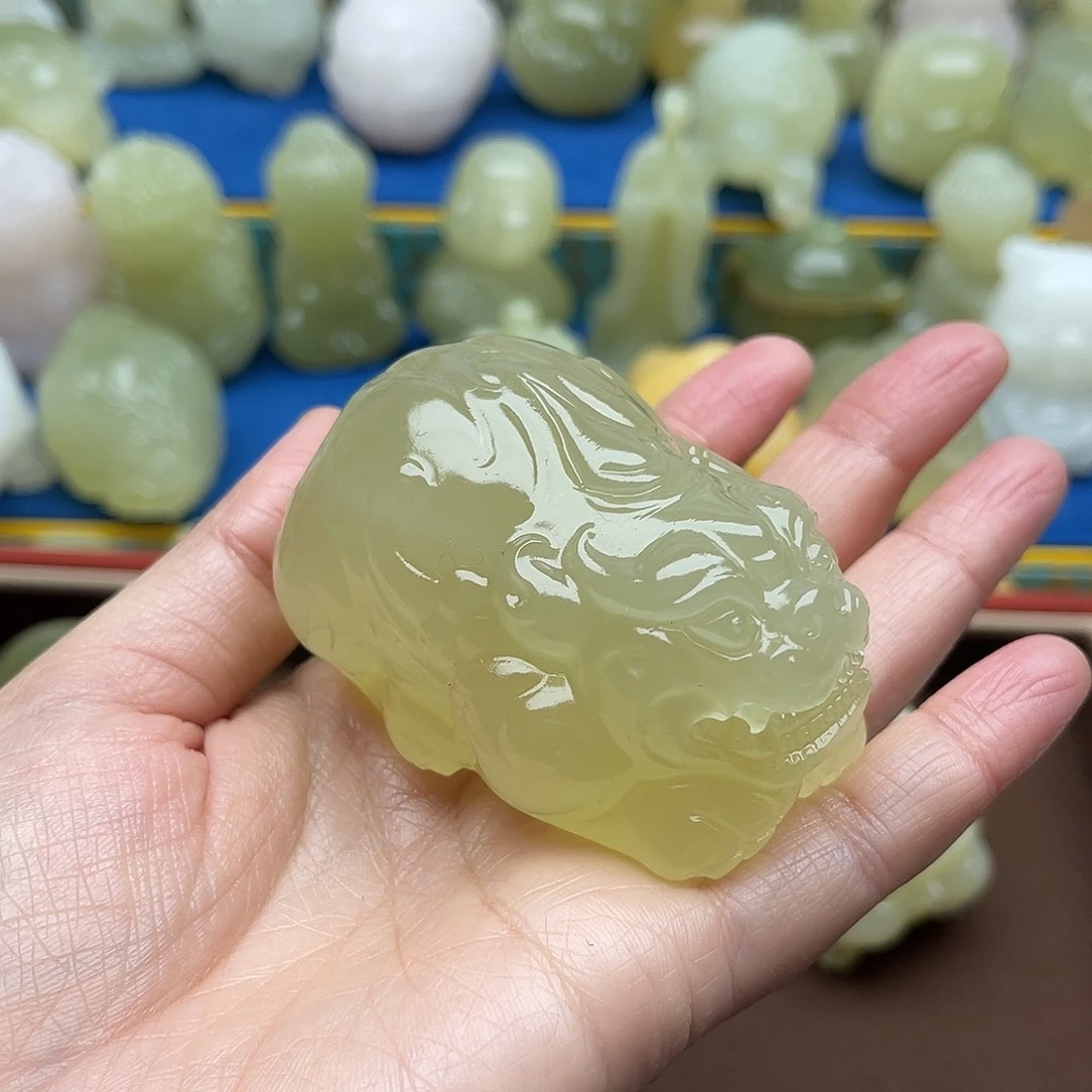 福***如玉天然桌面小摆件