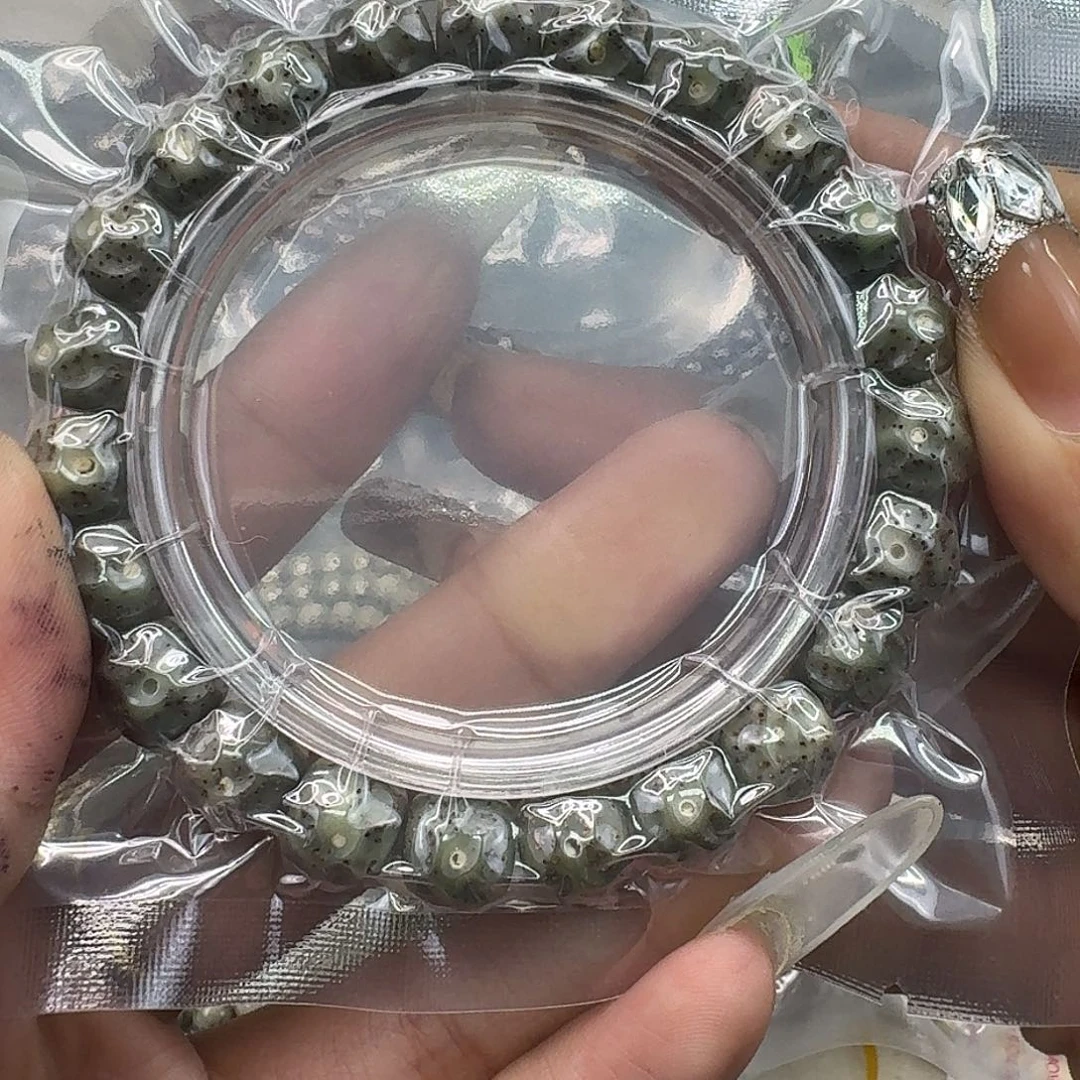 手串星月菩提367卓越绿星月菩提无相10单圈