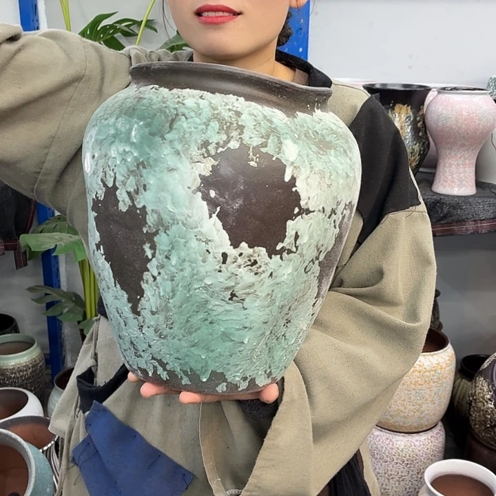 19×31 -粗陶花盆有孔-买买买