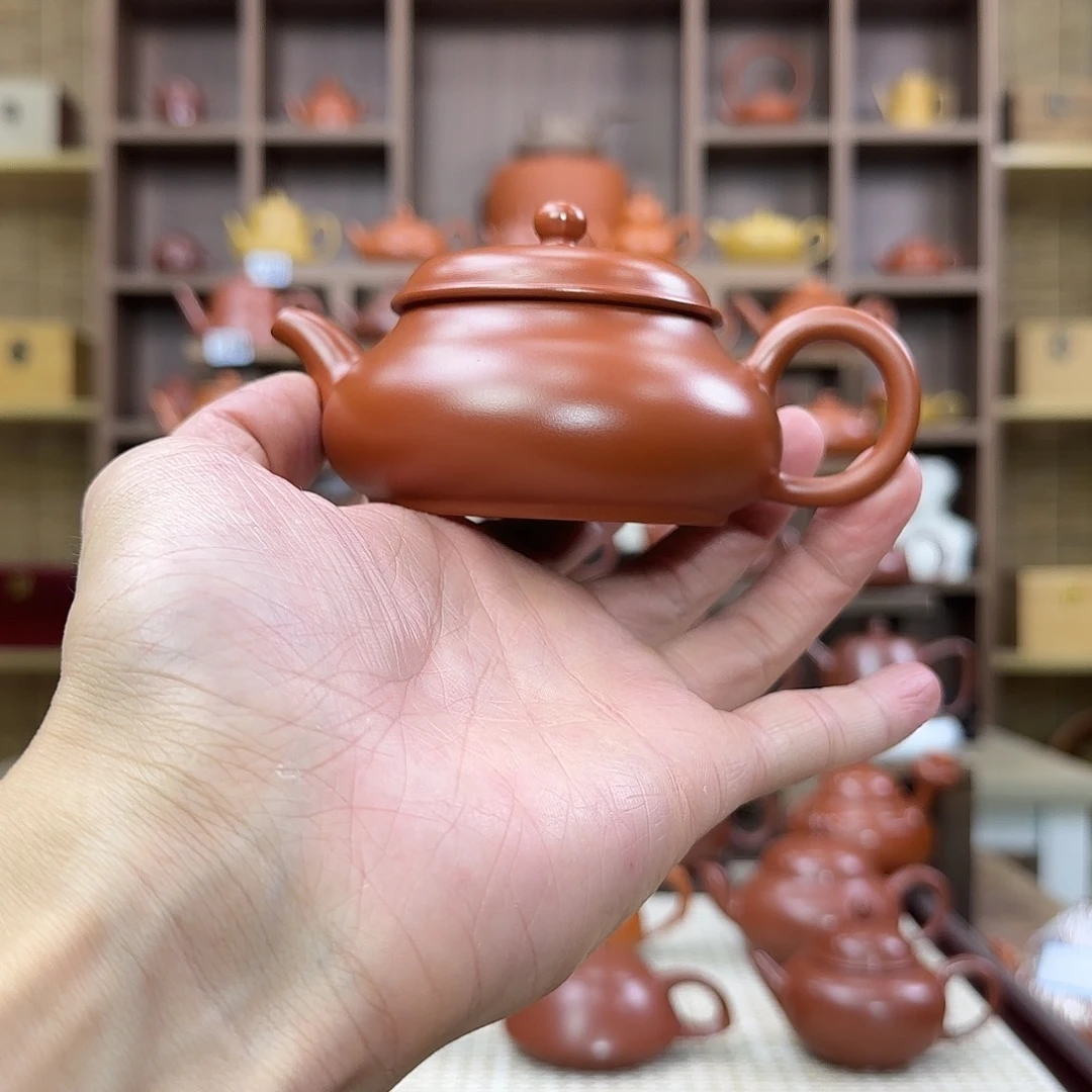 紫砂茶壶潮州手拉壶明炉140cc