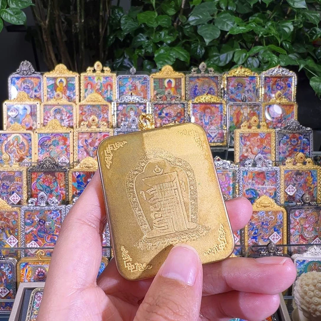 ****静吊坠热贡唐卡纯手绘