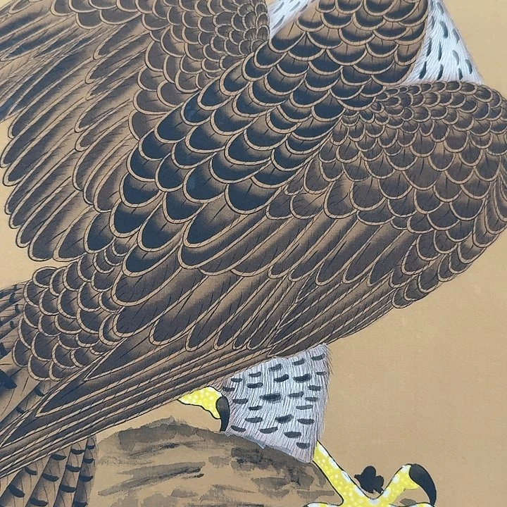 一*行花鸟图，花鸟图挂画