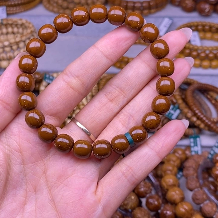 不***由紫金鼠手串实心老型9