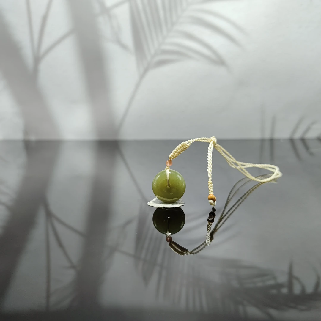 E和田玉平安扣吊坠0105