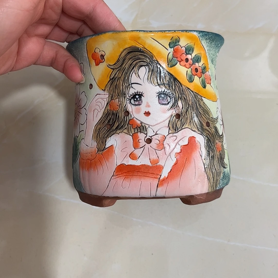 景德镇炫彩手绘口11.5