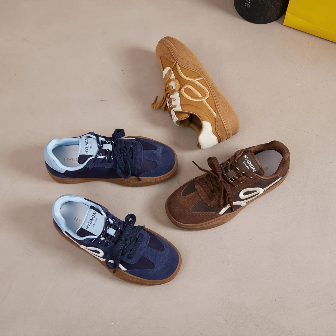 HYUNDAI 韩版透气四季德训鞋时尚气休闲女鞋 25908