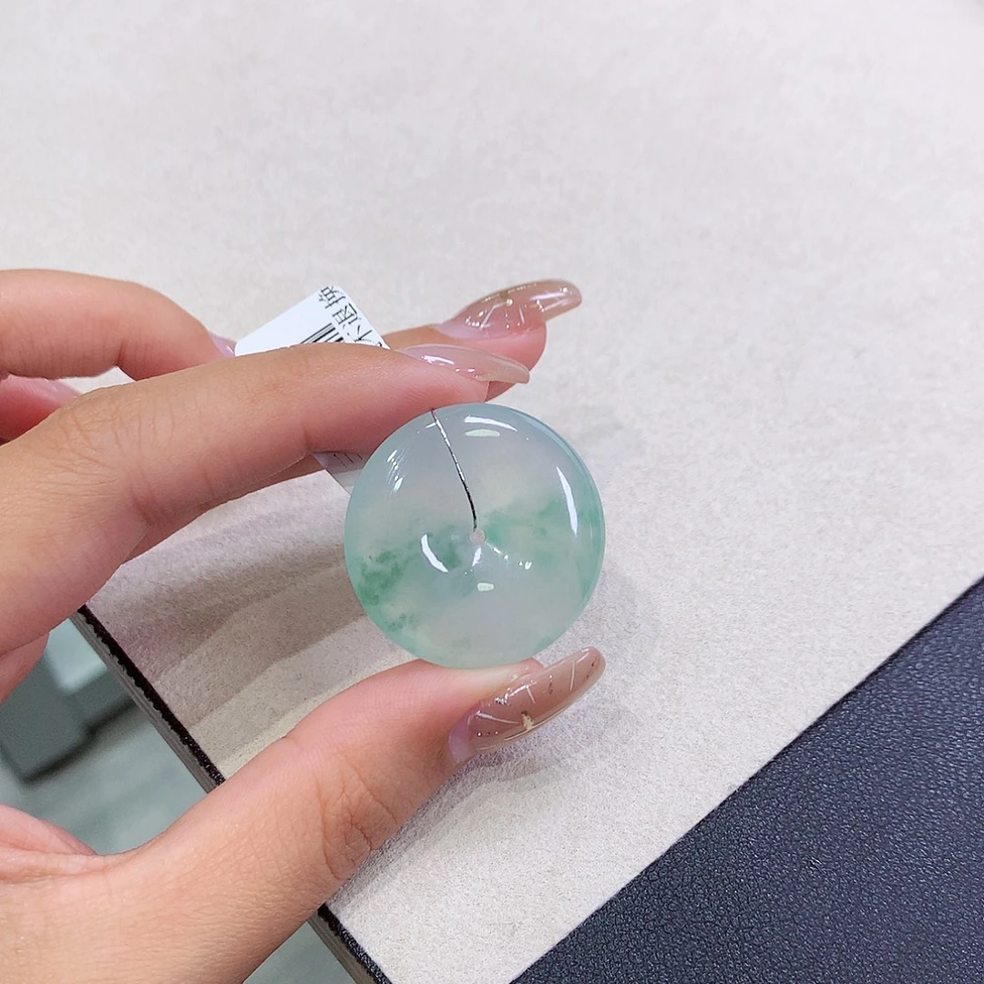 翡翠未镶嵌吊坠(不含链)29.2-5.9