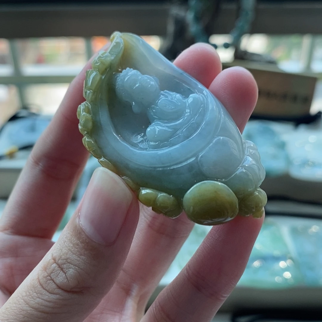 【闪购商品】颈饰未镶嵌翡翠天然缅甸A货翡翠