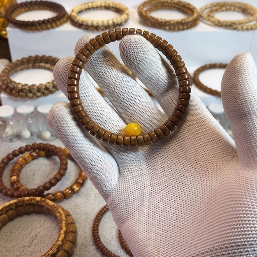 紫金鼠手串咖皮鼠片