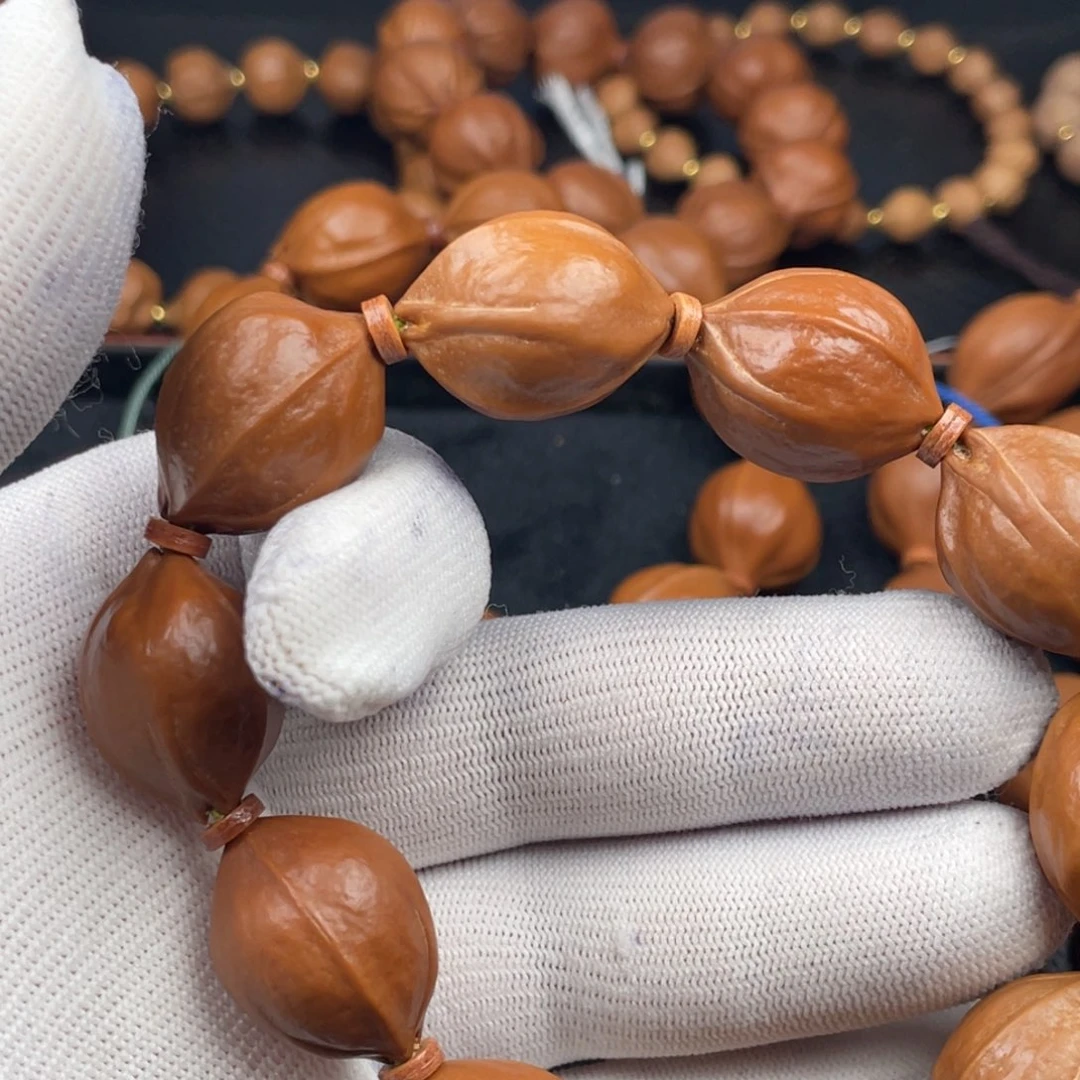 橄榄核手串『****』梅林铁19。25