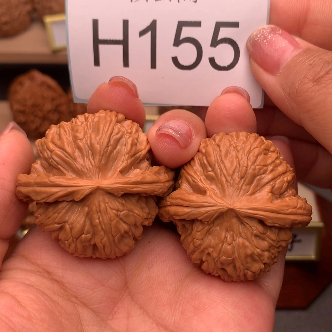 h***i把件文玩核桃43闷白