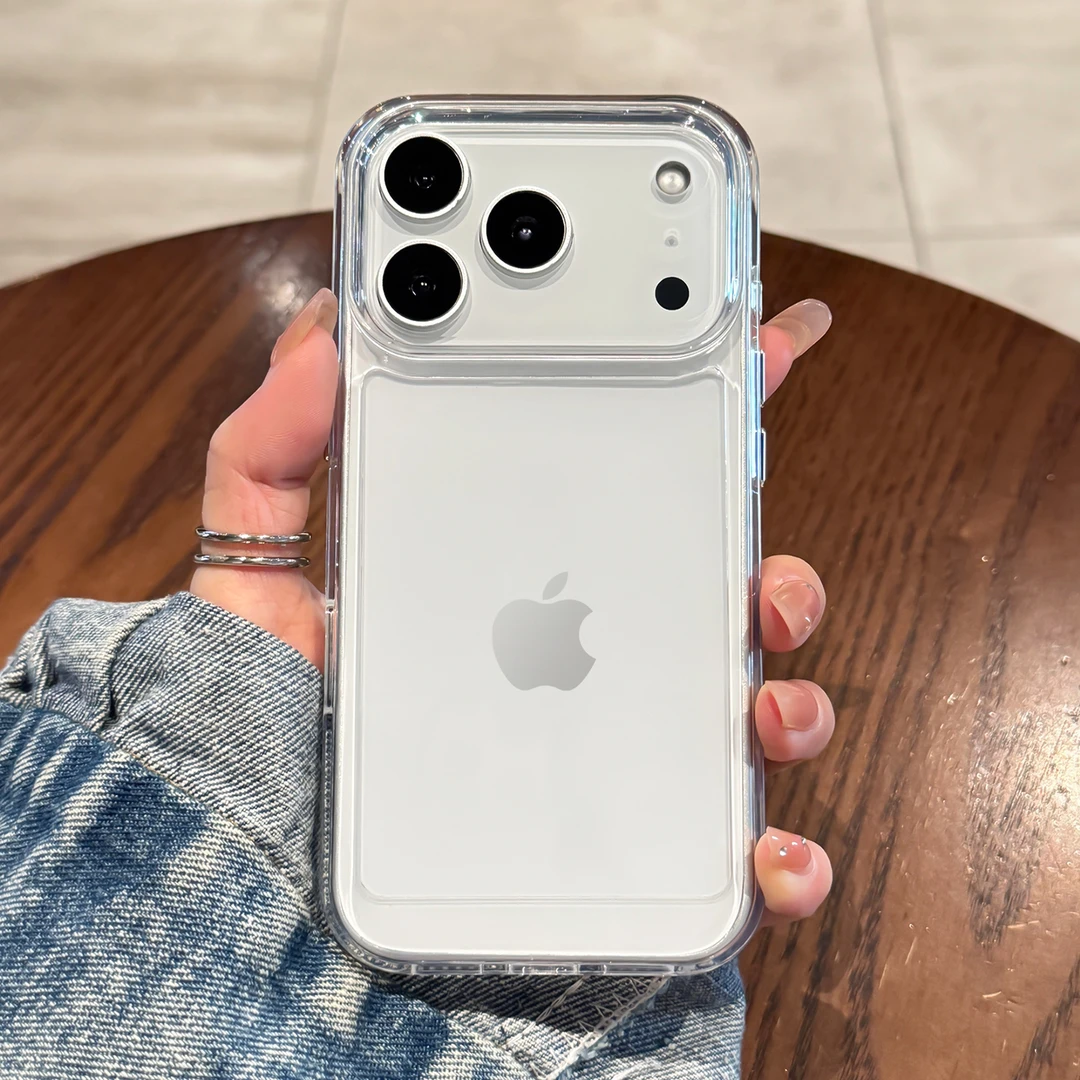 太空壳适用iPhone17Promax手机壳苹果17Air透明亚克力软边硬背壳6