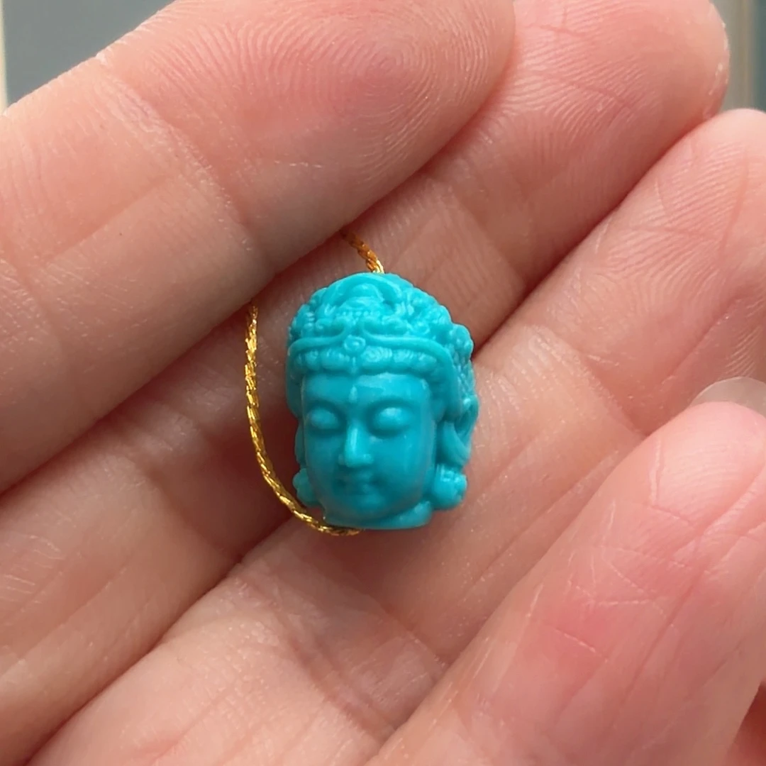 绿松石未镶嵌颈饰