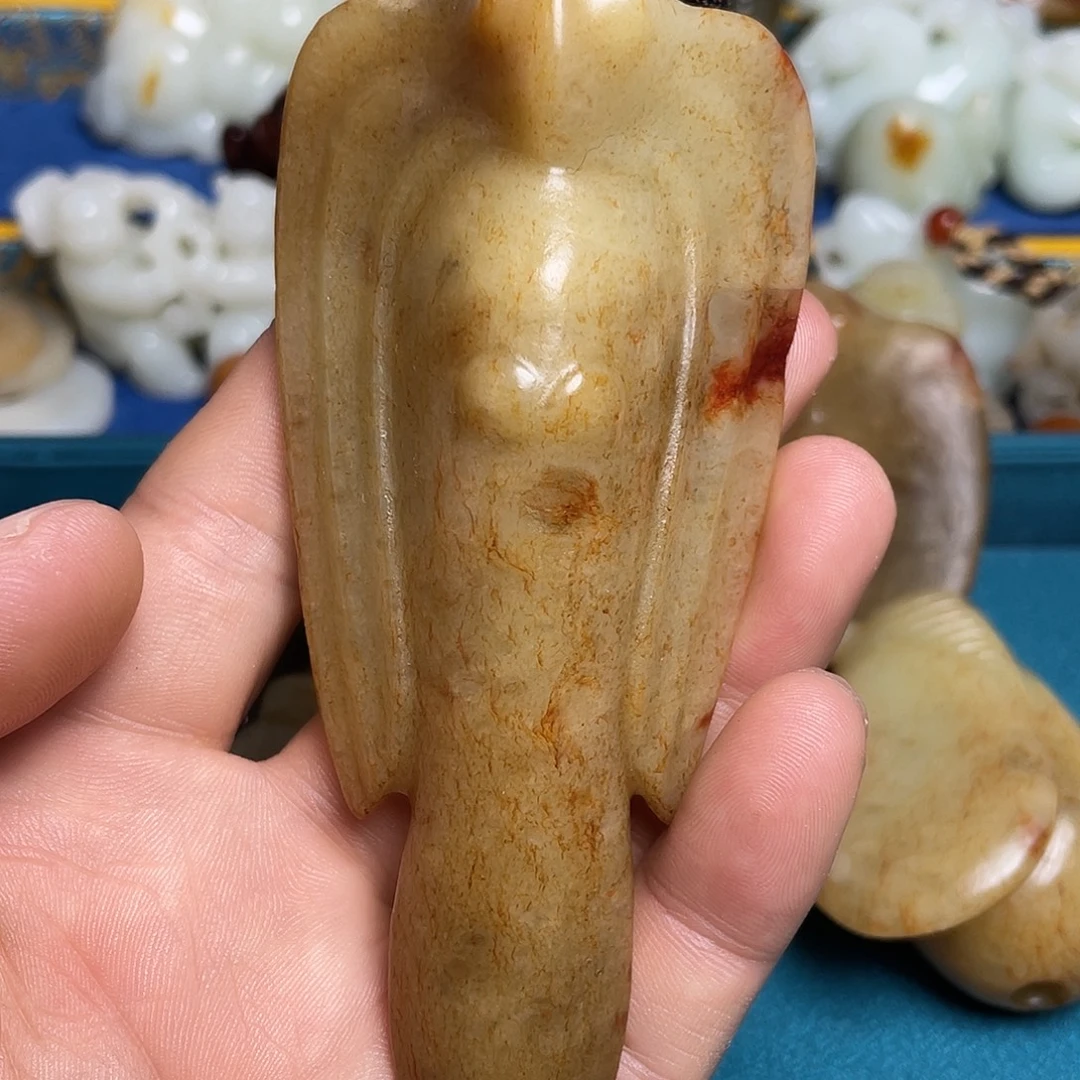 玩***家和田玉未镶嵌挂件