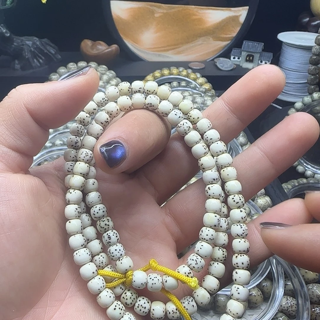 星月菩提手串原生态顺白108