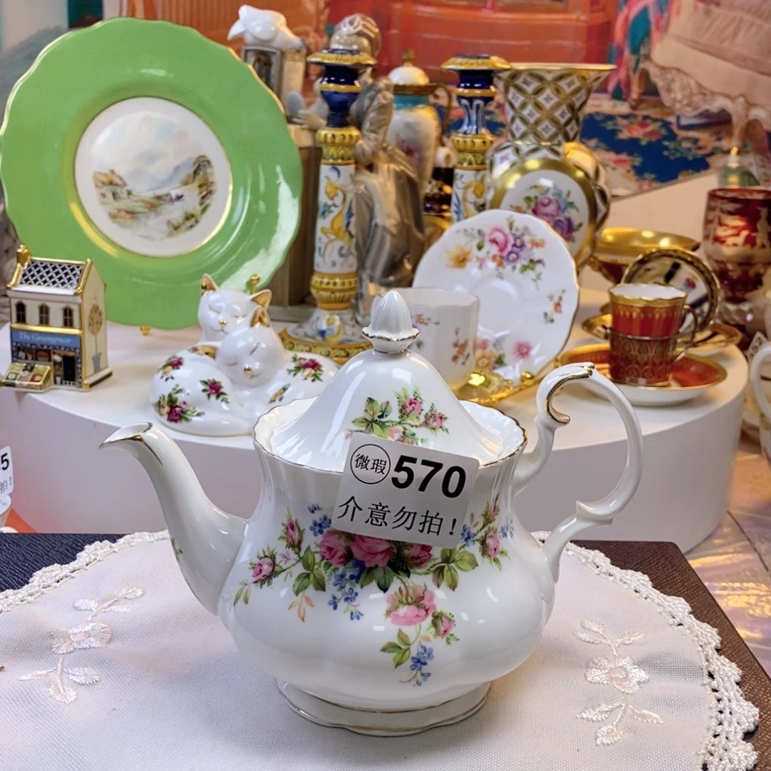 骨瓷阿尔伯特瓷器欧瓷咖啡杯水晶杯