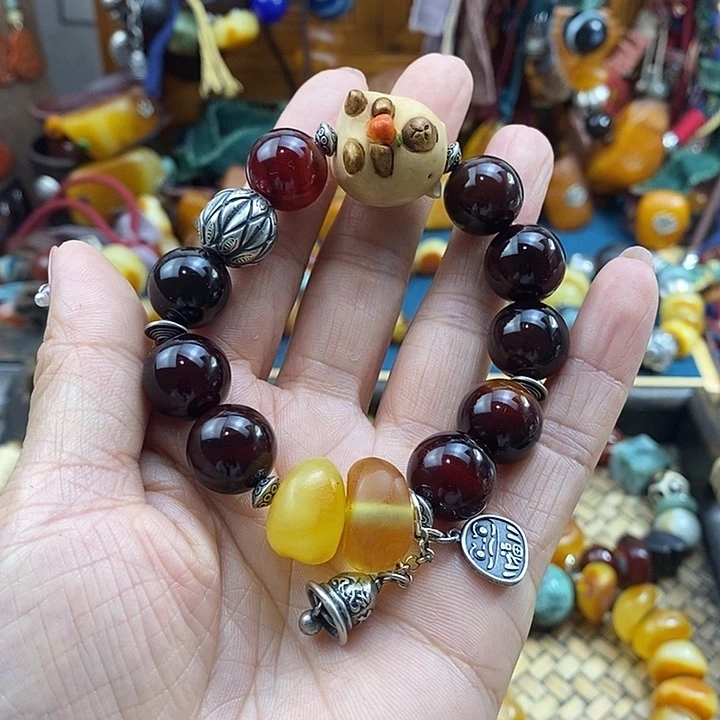 悟***空玛瑙/玉髓手串未镶嵌手串