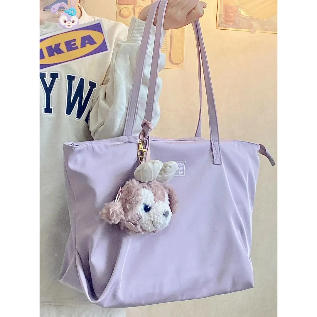 2025新款高级感大容量托特包包女简约百搭尼龙布学生通勤单肩包潮