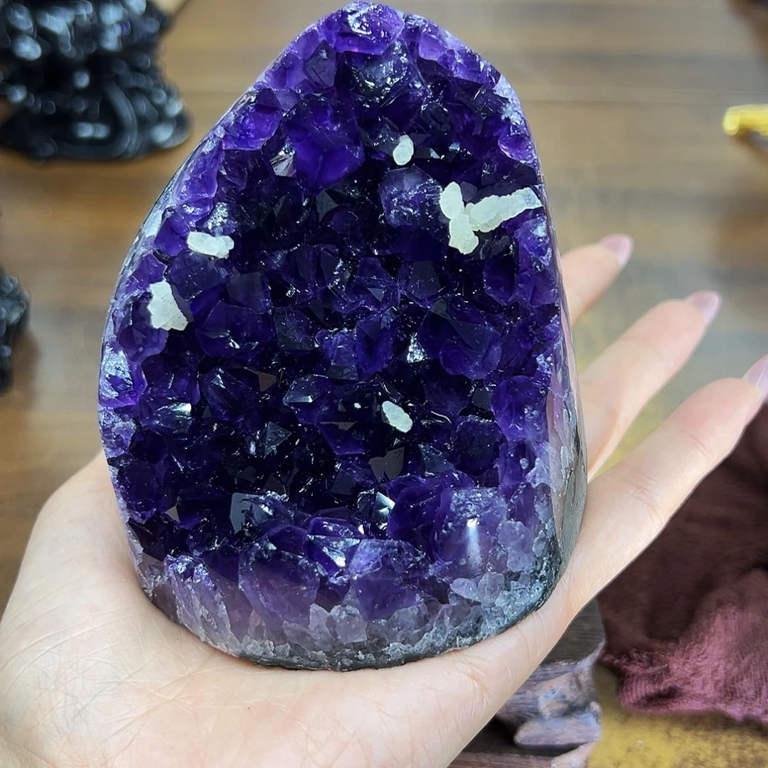 紫晶摆件未镶嵌晶体