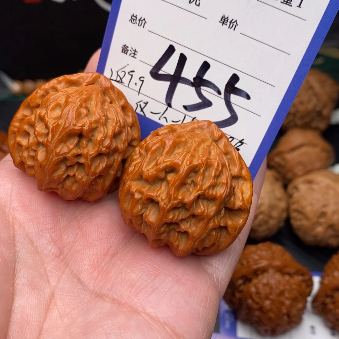 把件桃核白狮子35mom