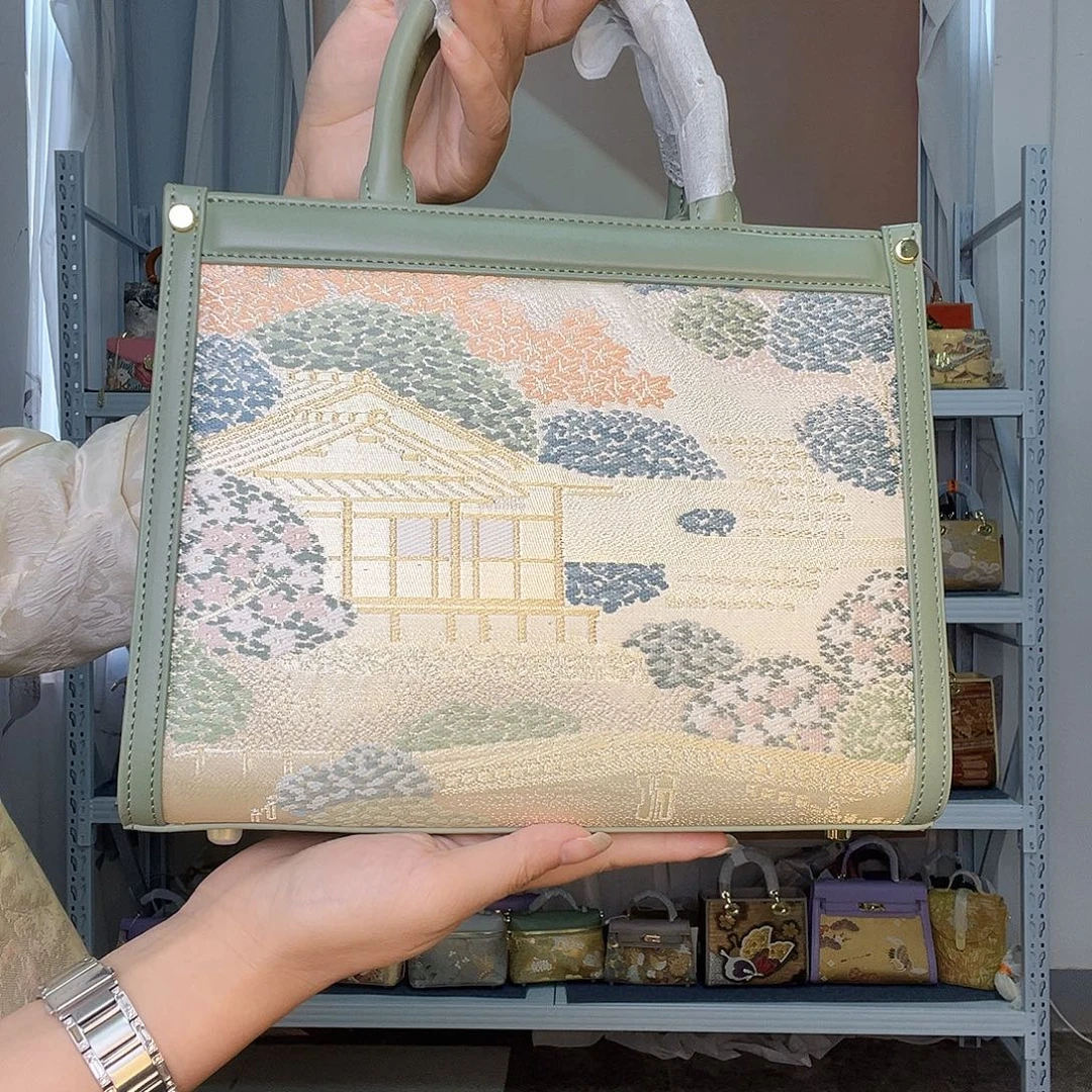 织物桑蚕丝非遗唐锦中托特