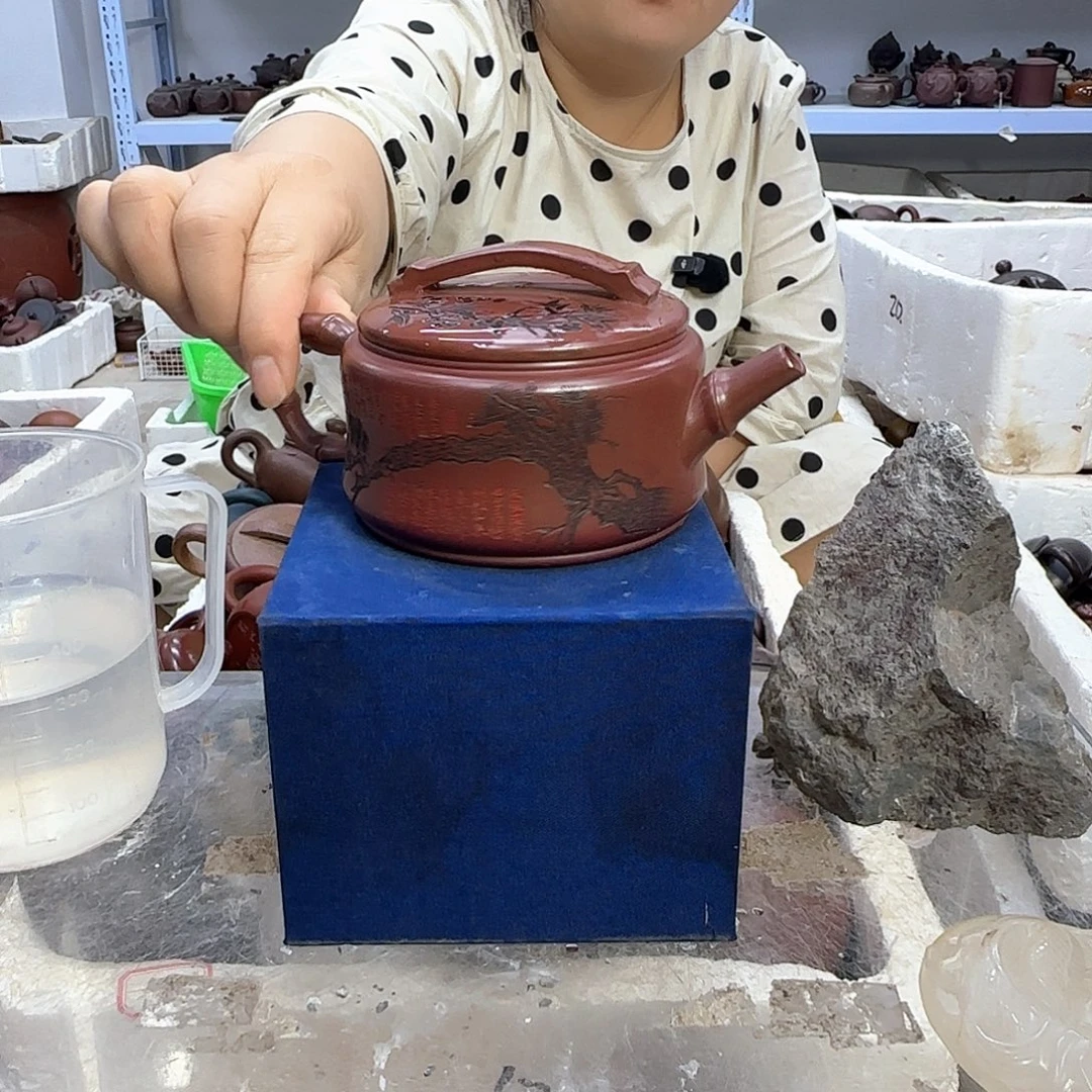 茶壶紫砂宜兴紫砂壶瑕疵处理