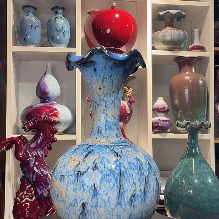 摆件陶钧瓷无双窑变无对