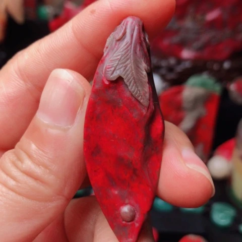 昌化鸡血石昌化鸡血石挂件