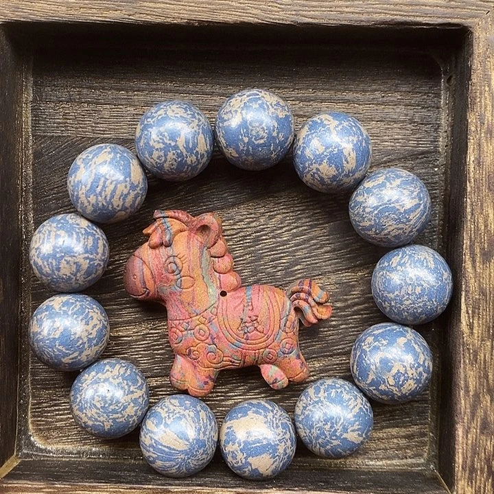 豆蔻群青(四时仲夏)1.8单圈➕敦煌彩马一个