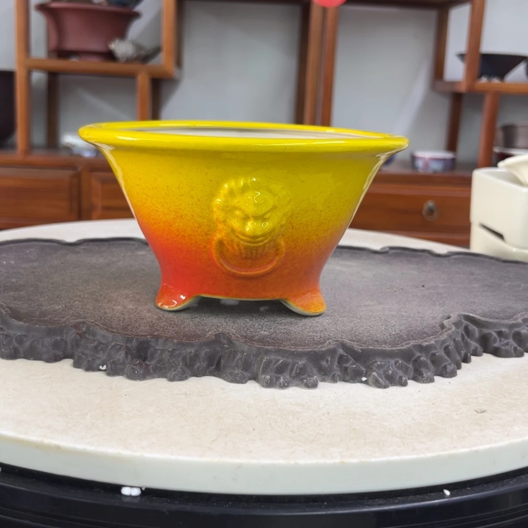 紫砂花盆瑕疵8-16。。。