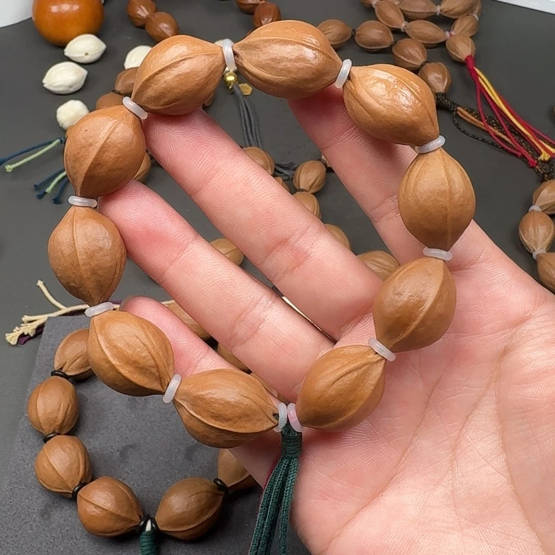 橄榄核手串/手链普***ᝰ18-27原生态梅林铁核 放漏