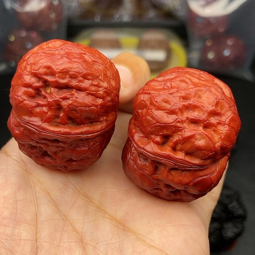 【闪购商品】把件文玩核桃39尺方尊金蟾