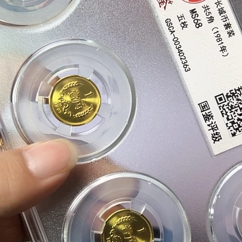 其他普通金属81年长城币王评级套装0.1