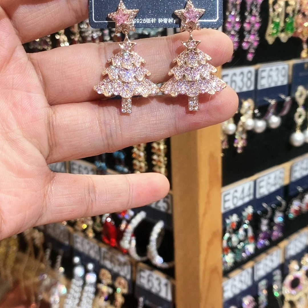 【闪购商品】纯铜925银锆石奔**吧